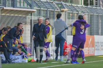 2019-03-31 - Alia Guagni festeggiata da Lana Clelland dopo il gol - FIORENTINA WOMEN´S VS FLORENTIA - ITALIAN SERIE A WOMEN - SOCCER